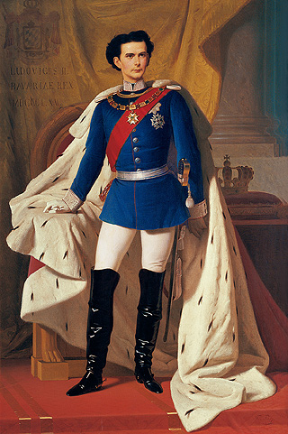 Bild: König Ludwig II.Gem&auml;lde von Ferdinand von Piloty