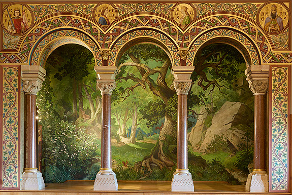 Bild: S&auml;ngersaal, Detail